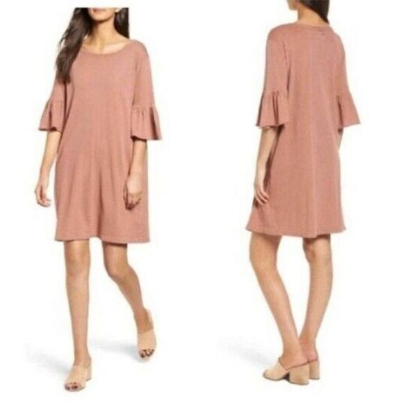 Current/ Elliott Abigail Dress in Burlwood - Picture 1 of 5